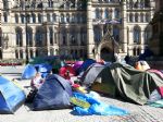 Homeless camp Manchester 2015